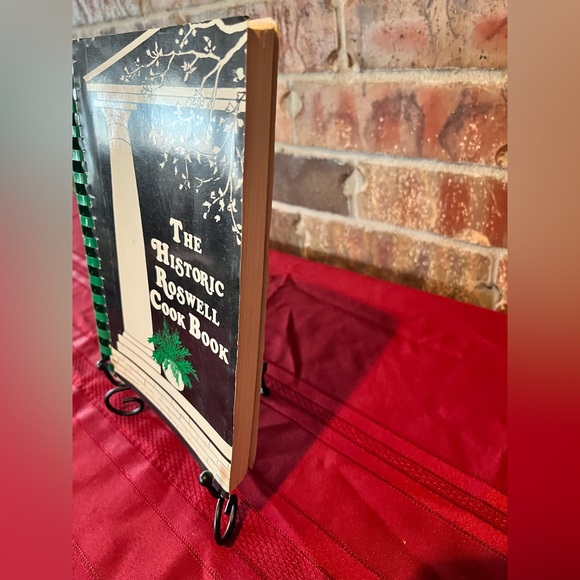 The Historic Roswell, Georgia Cookbook 1982 Spiral Bound -writing inside cover - Picture 6 of 9